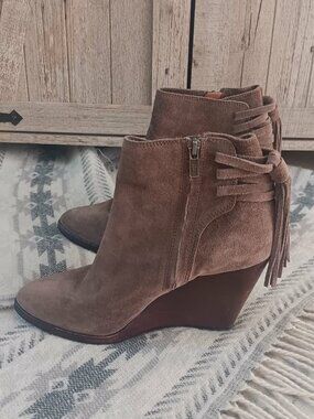 Frye Ankle Suede Boots